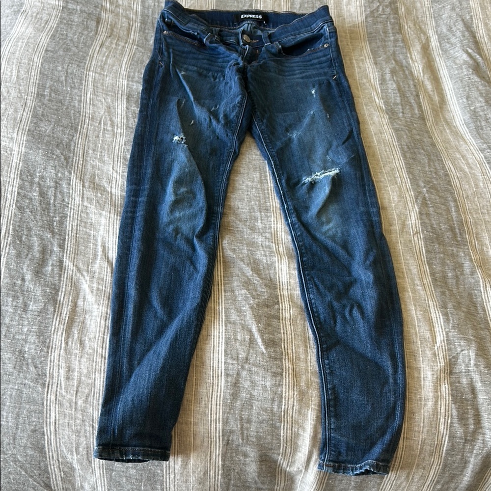 Express Women's Blue Jeans